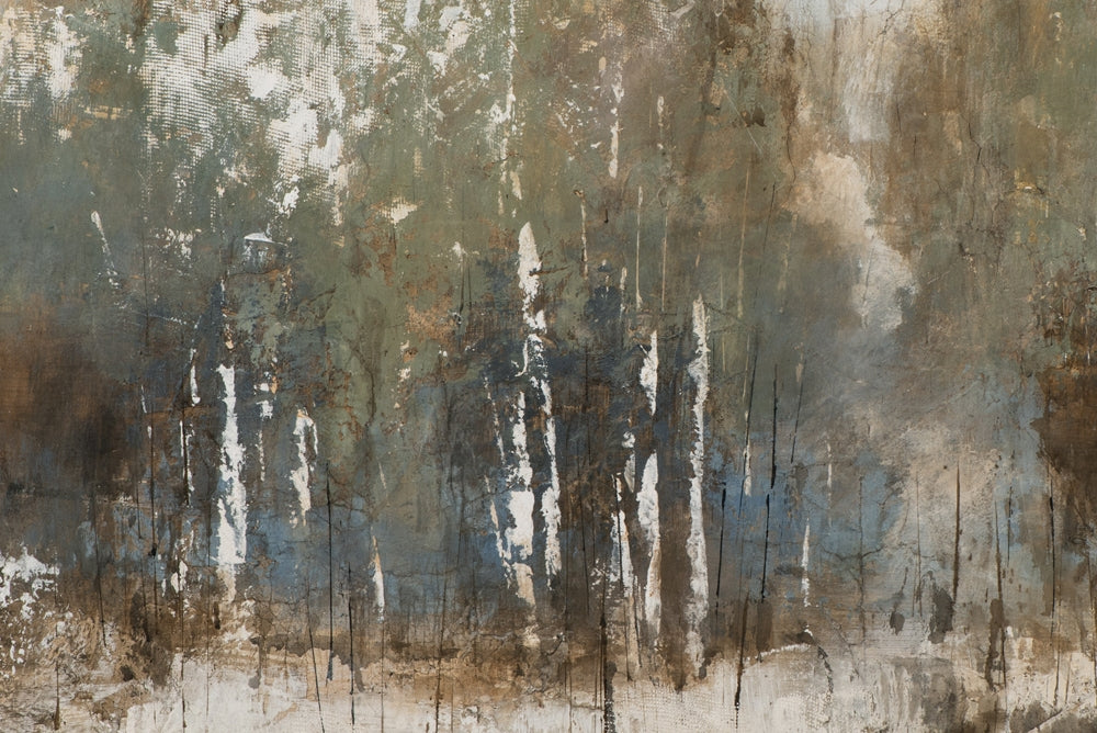 Abstrakter Birkenwald