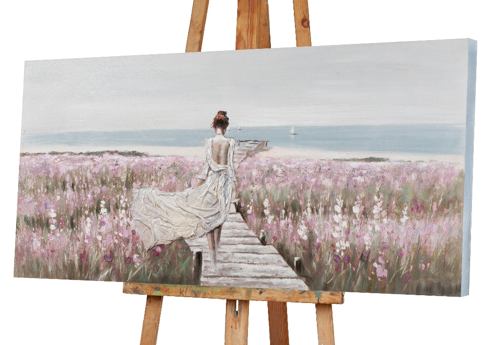 Die Schöne am Strand