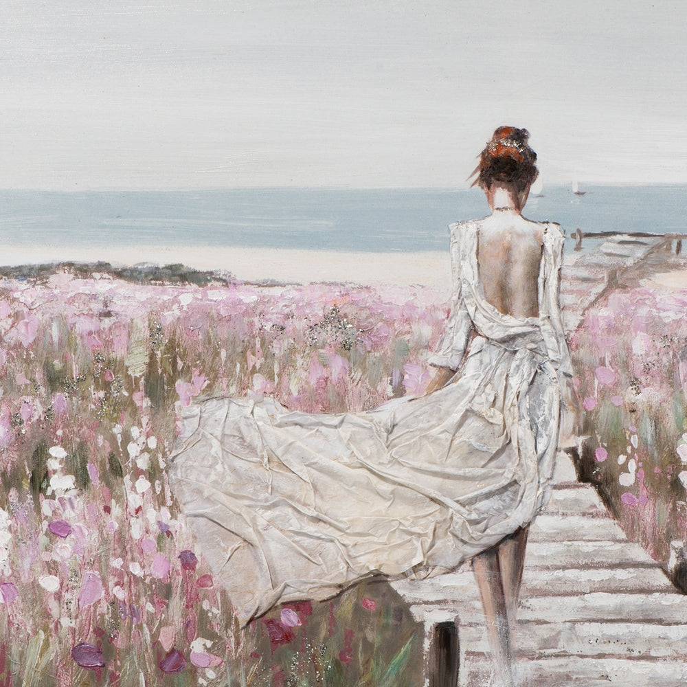 Die Schöne am Strand