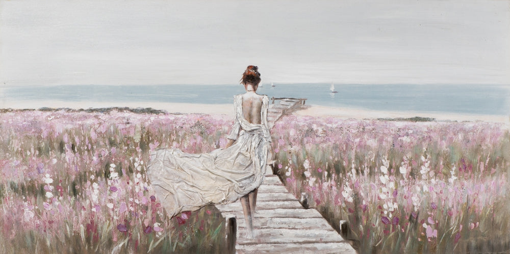 Die Schöne am Strand