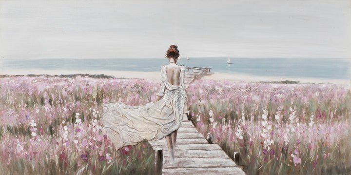 Die Schöne am Strand