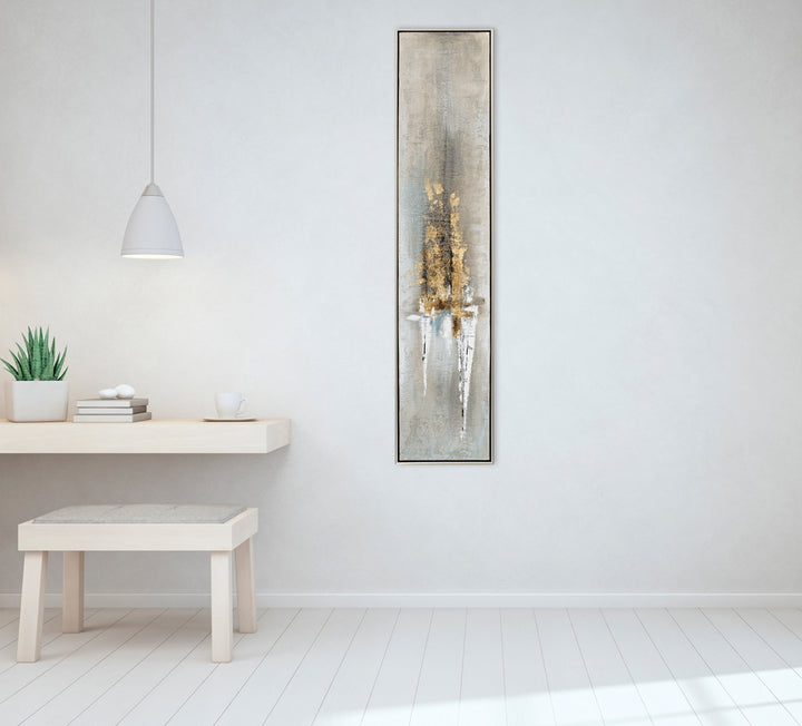 Schlanke Textur Komposition "Flammendes Gold"