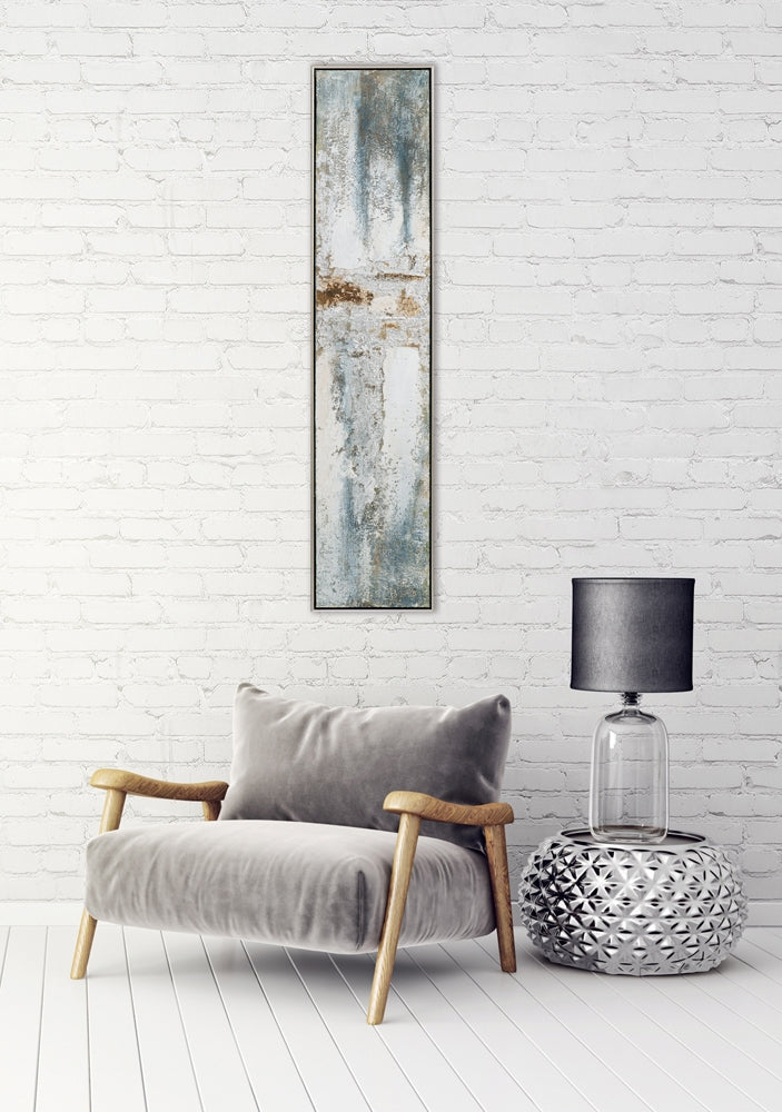 Schlanke Textur Komposition Silbernes Leuchten