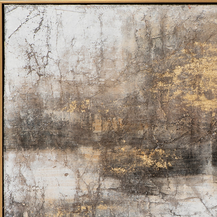 Komposition mit goldenen Akzenten