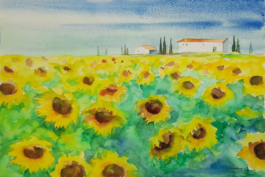 "Sonnenblumenfeld I" | Alexander Ginsburg