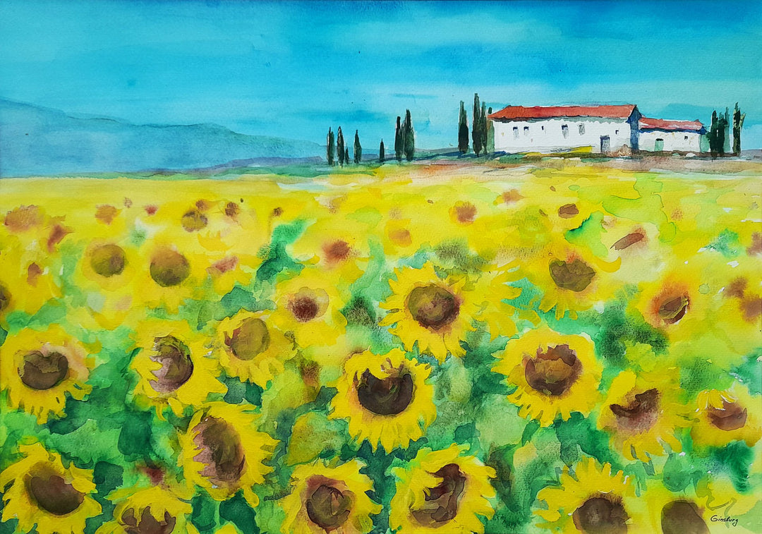 "Sonnenblumenfeld III" | Alexander Ginsburg