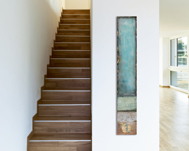 Schlanke Harmonie in Türkis