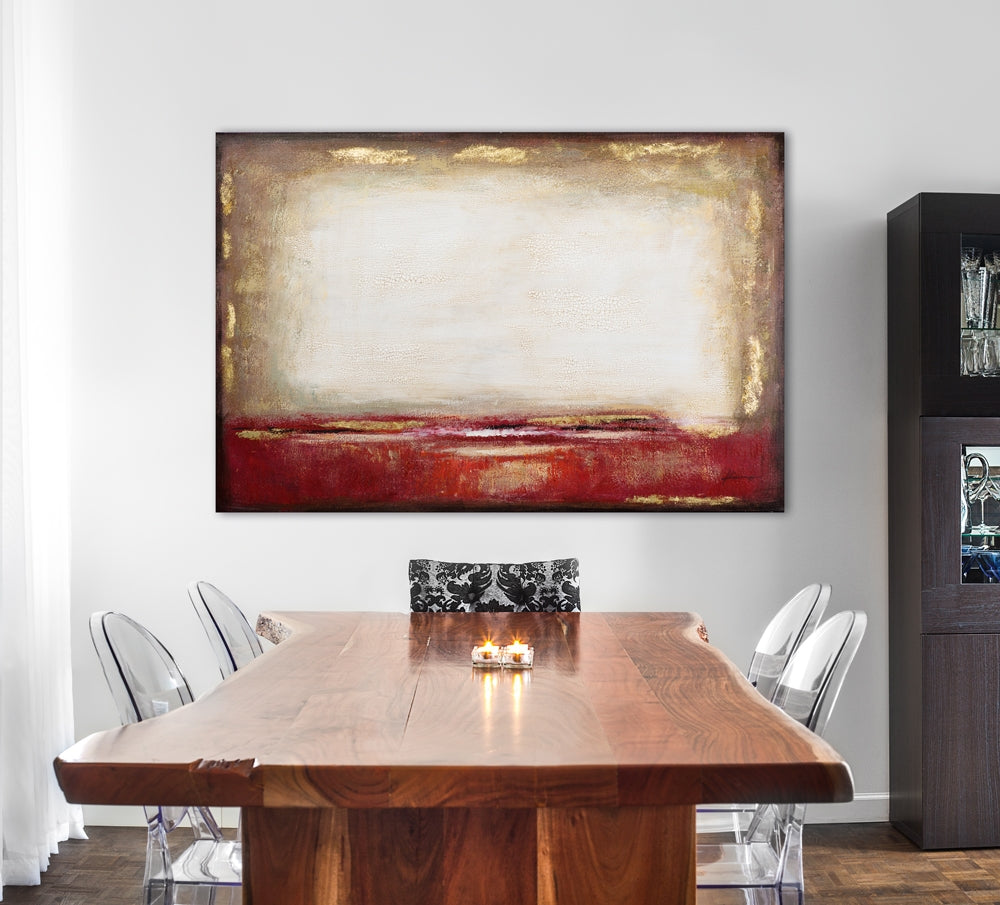 Rot harmonisiert Beige