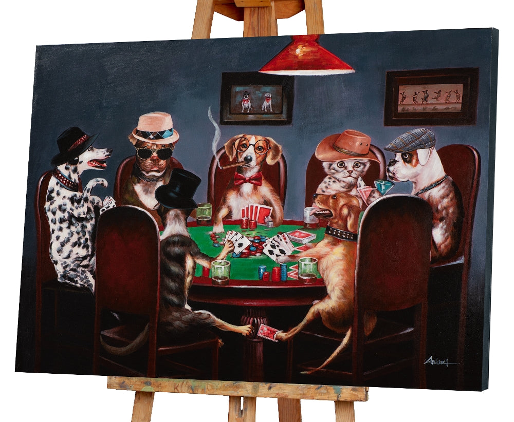 Skatrunde mit Hunden