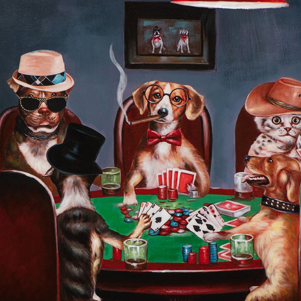 Skatrunde mit Hunden