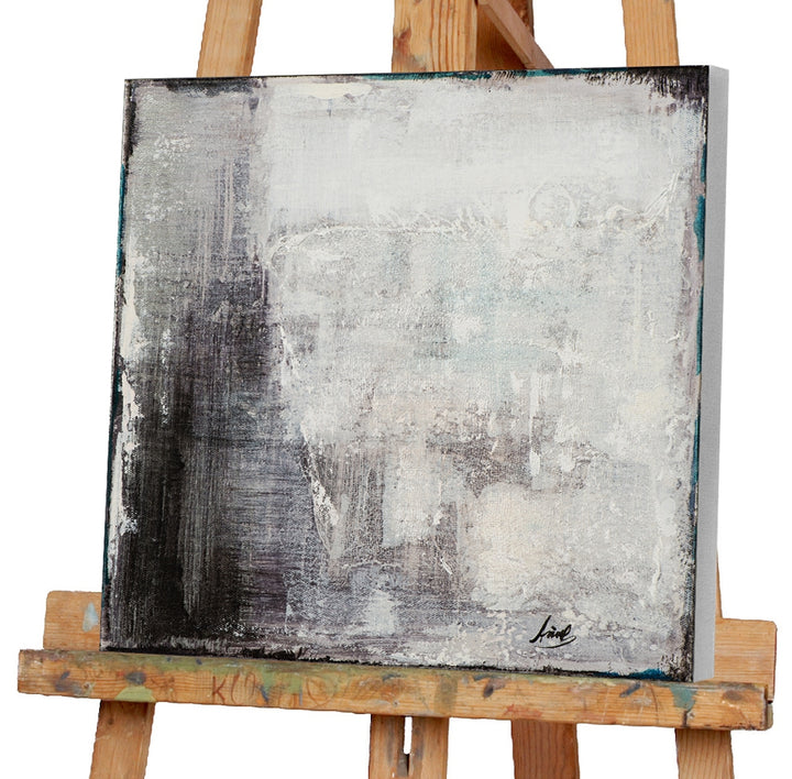 Abstrakte Komposition in grau