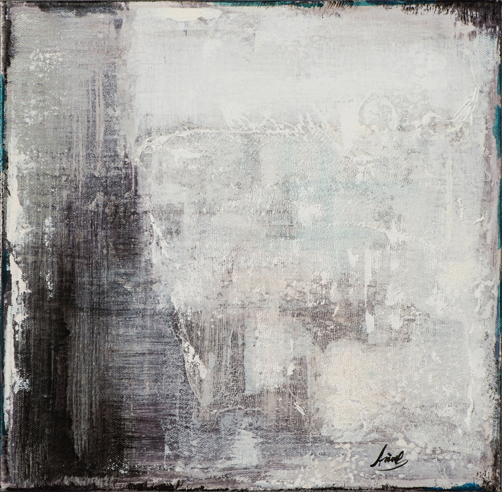 Abstrakte Komposition in grau