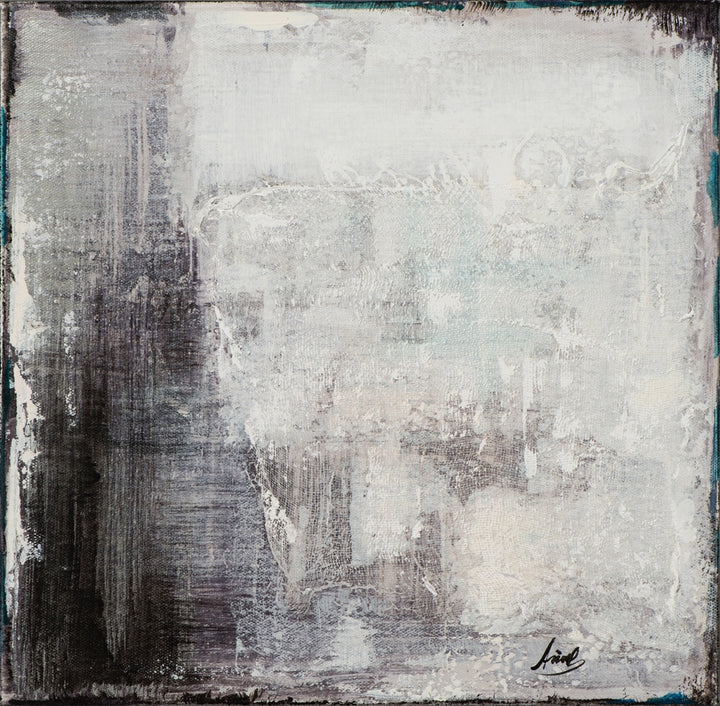 Abstrakte Komposition in grau