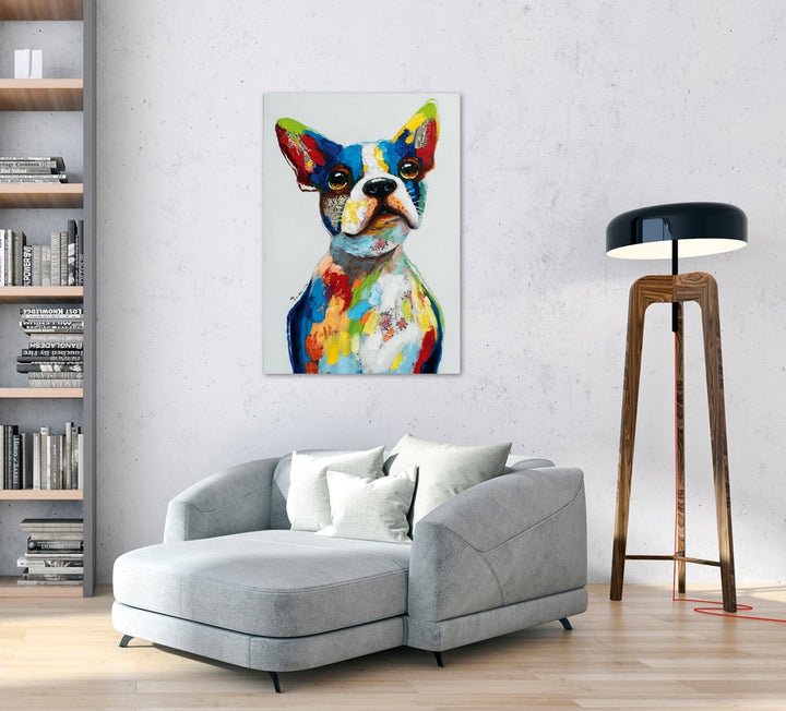 Lustiger bunter Hund