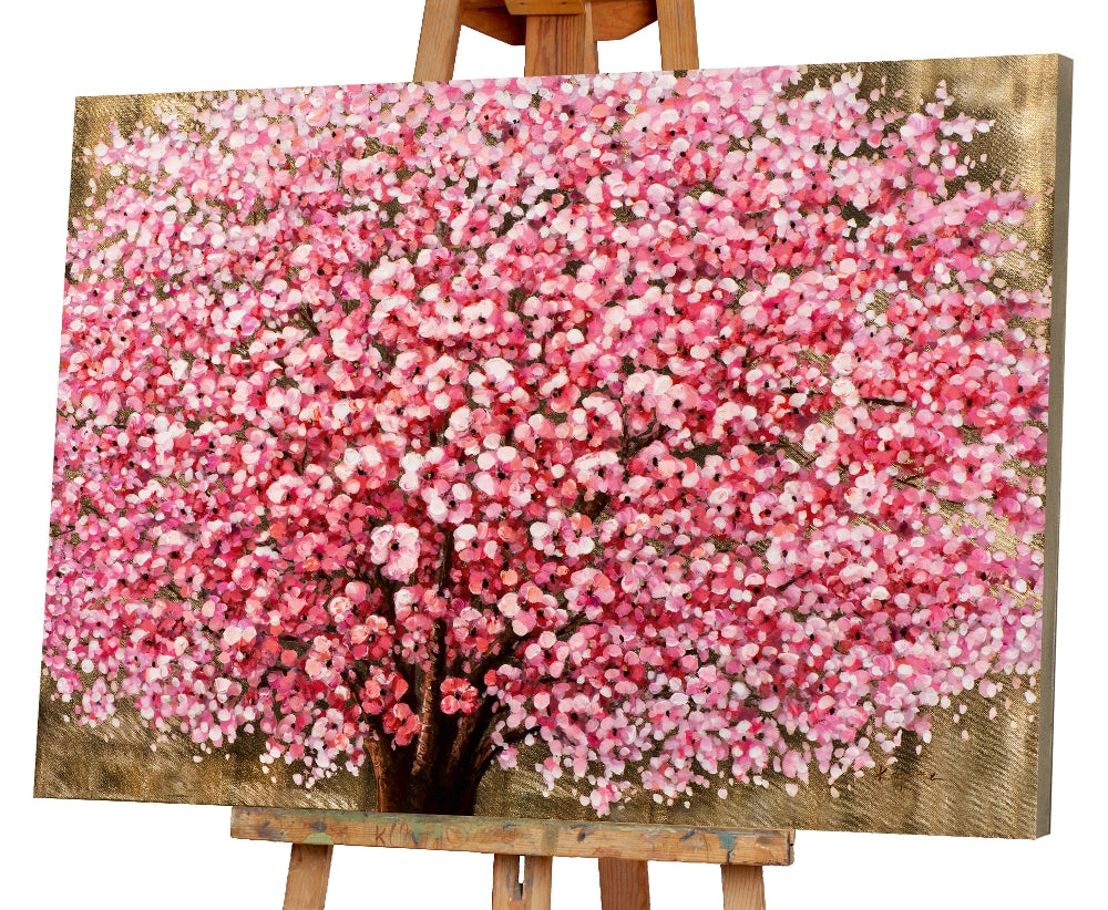 Blühender Baum mit Hochglanz