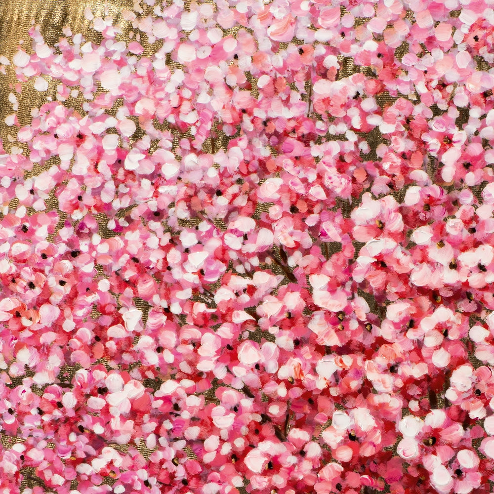 Blühender Baum mit Hochglanz