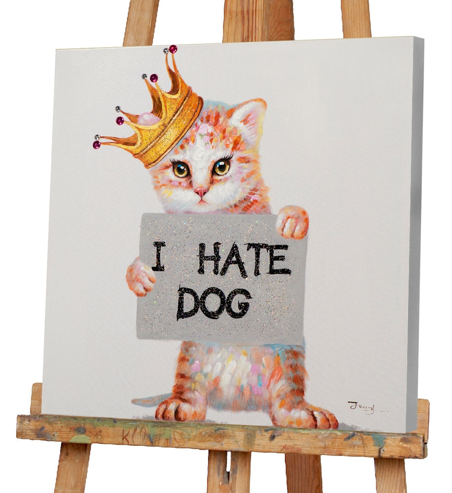 Kätzchen haßt Hund