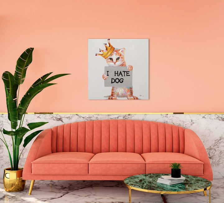 Kätzchen haßt Hund