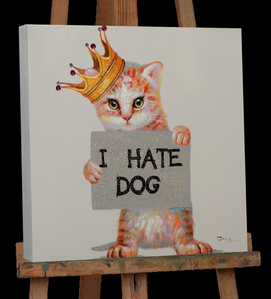 Kätzchen haßt Hund