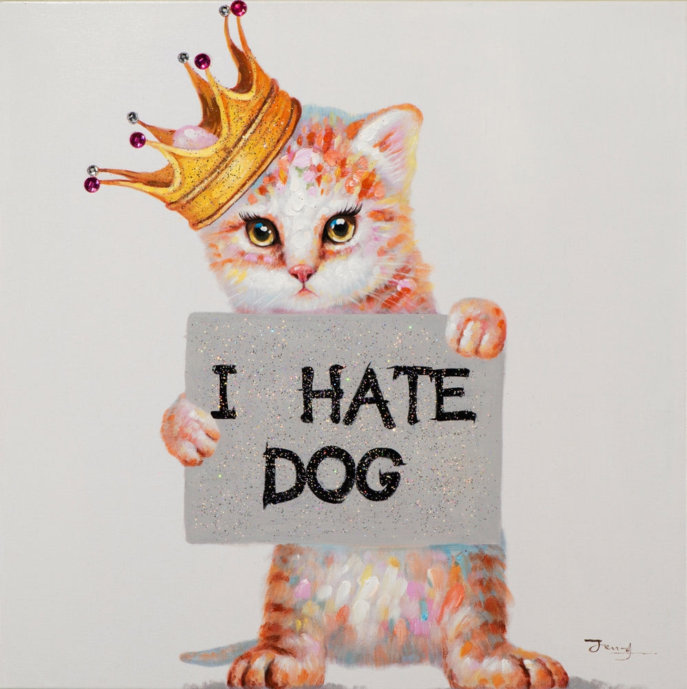 Kätzchen haßt Hund