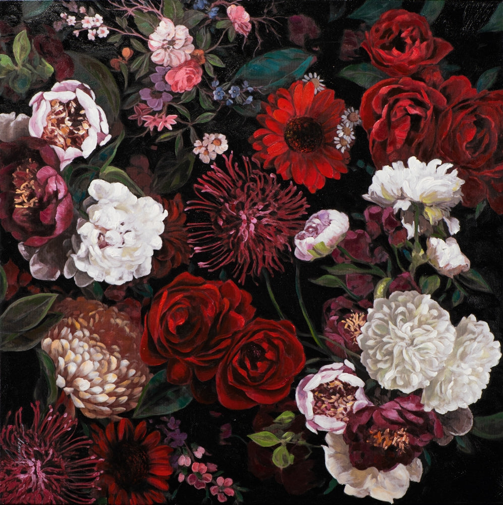 Hübscher Strauß in rot