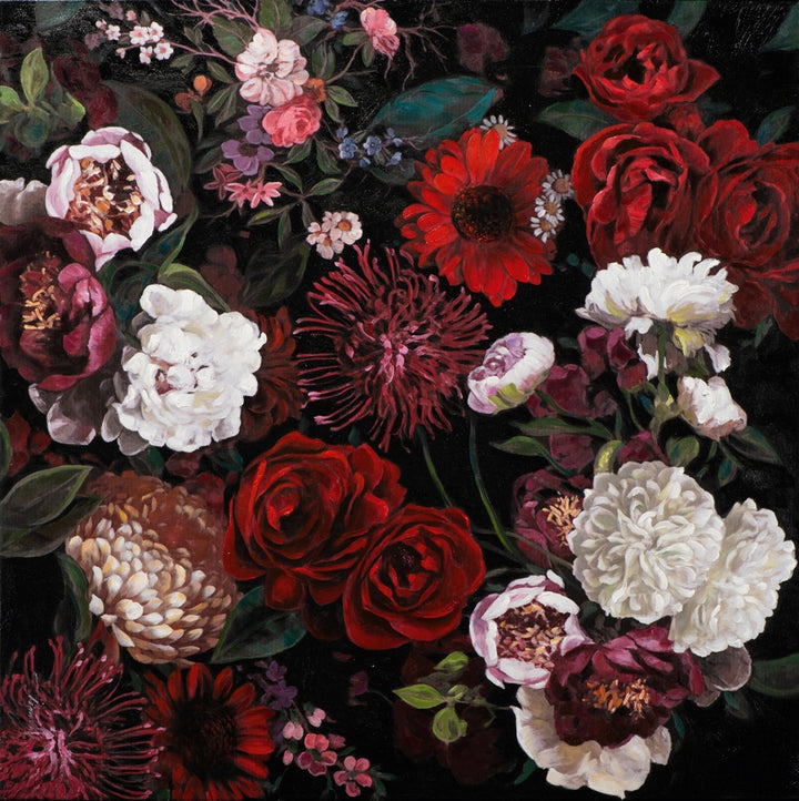 Hübscher Strauß in rot