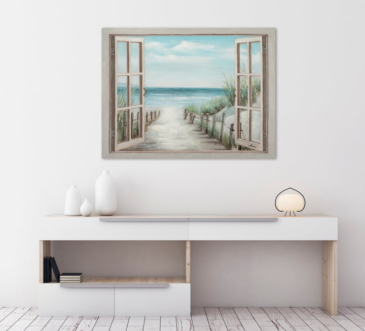 Fenster mit Meerblick