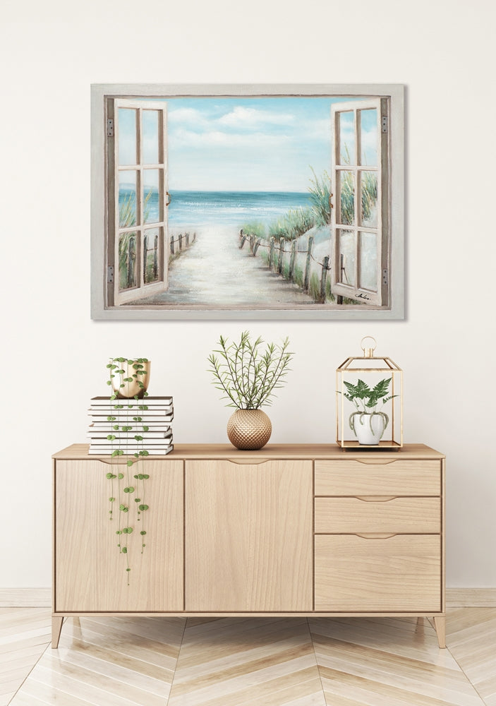 Fenster mit Meerblick