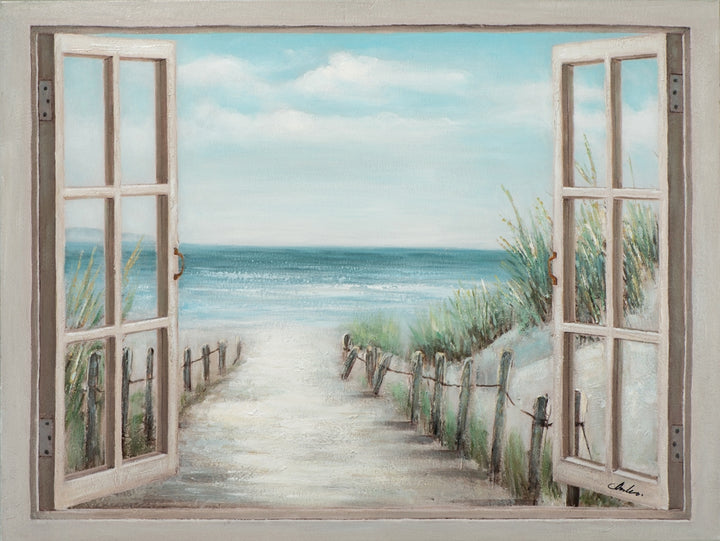 Fenster mit Meerblick