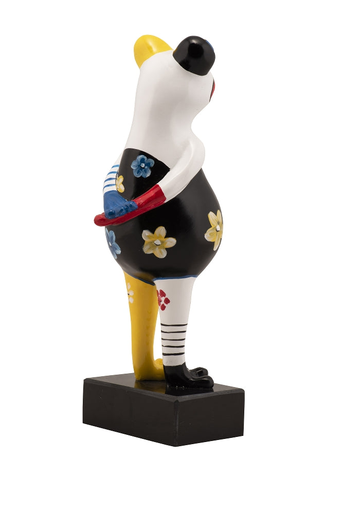 Froschmädchen mit Blumen