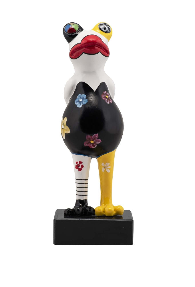 Froschmädchen mit Blumen