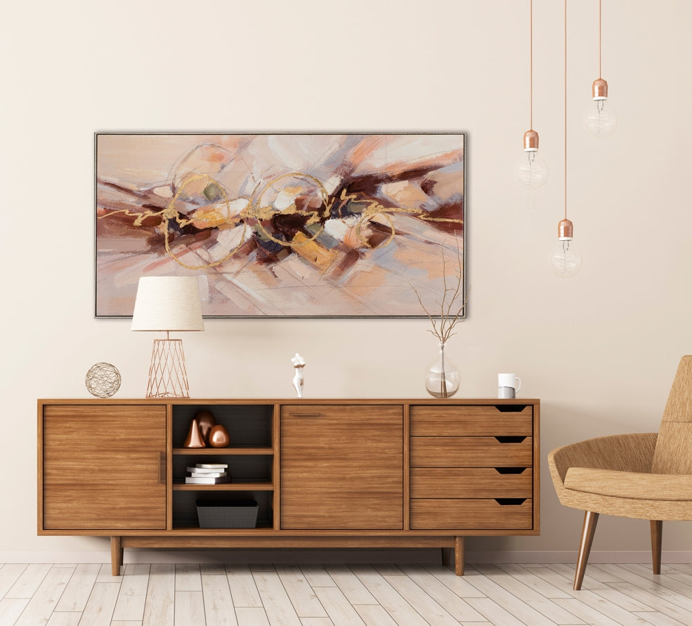 Abstrakte Geometrie in Gold