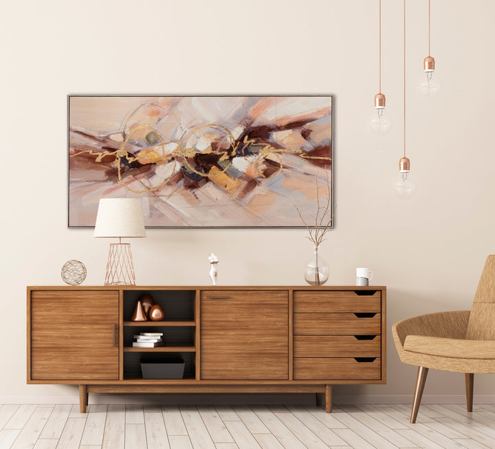 Abstrakte Geometrie in Gold