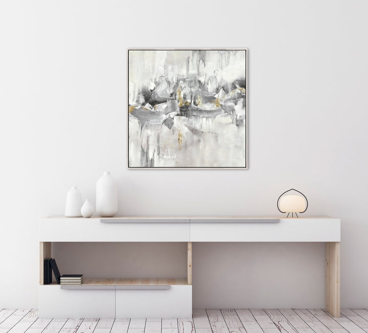 Moderne Farbmelodie in Blaugrau