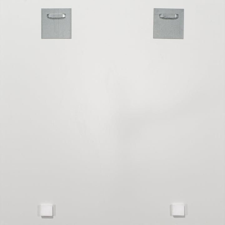 Hund mit buntem Blumenkranz | Digitaldruck auf Sicherheitsglas