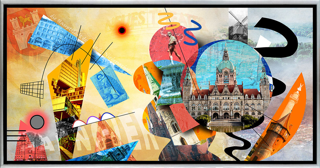 Abstraktes Hannover Collage