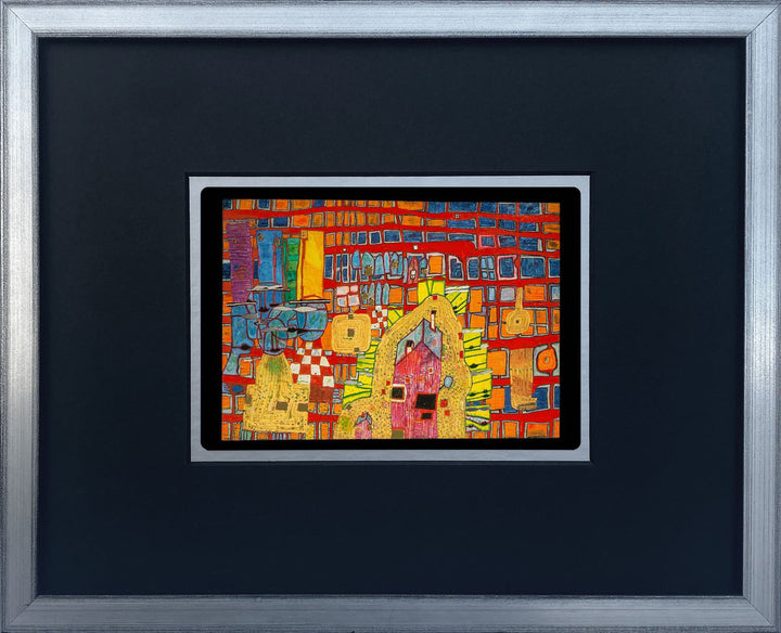 "Aufstand des Rasters" | Friedensreich Hundertwasser Miniprint