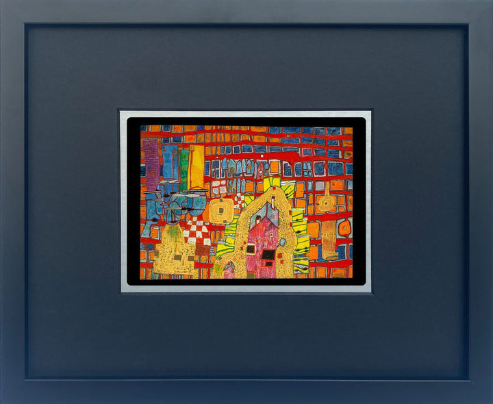 "Aufstand des Rasters" | Friedensreich Hundertwasser Miniprint