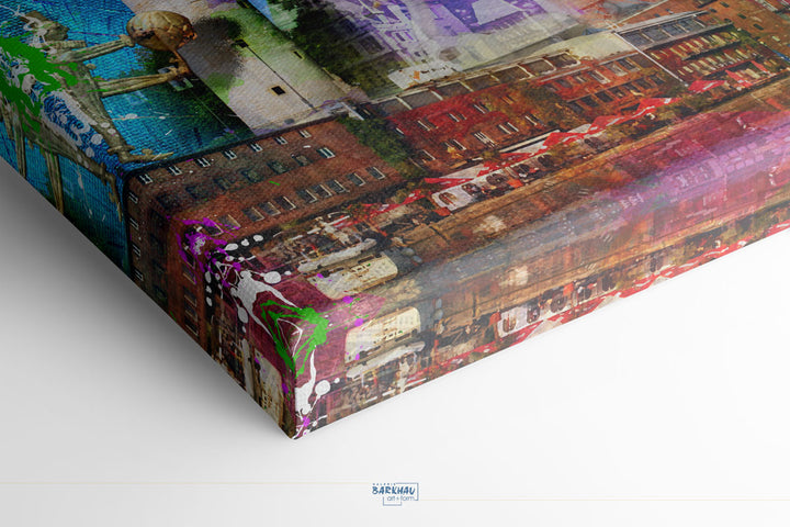 Buntes Münster Collage