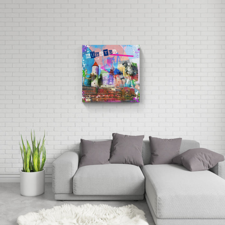 Buntes Münster Collage