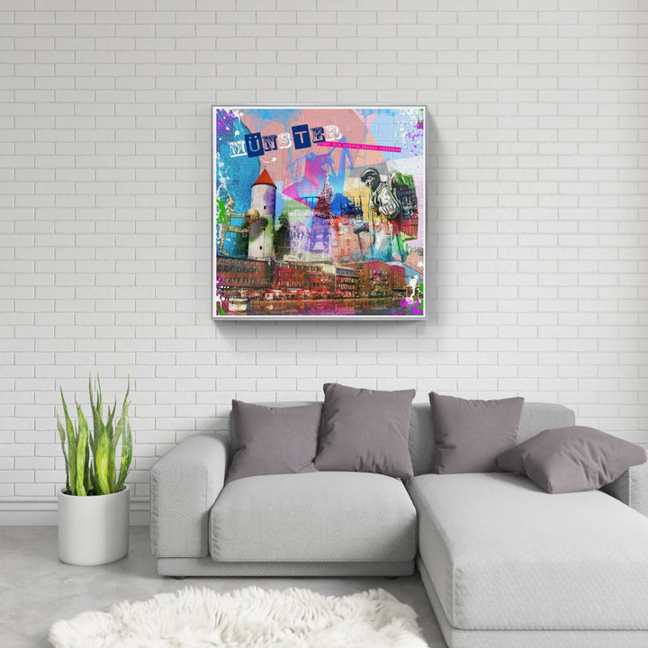 Buntes Münster Collage