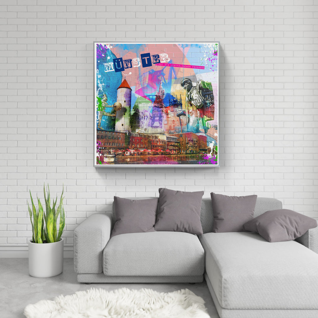 Buntes Münster Collage