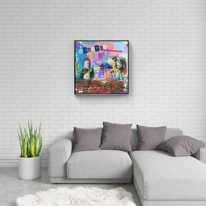 Buntes Münster Collage