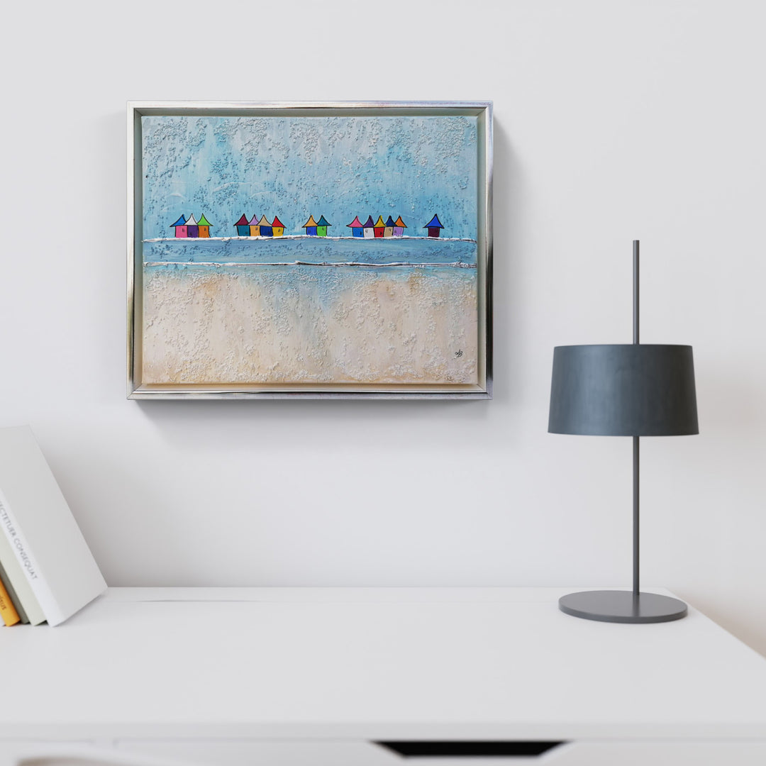 "Borkum, Sand- Himmelblau" | Lea Bach
