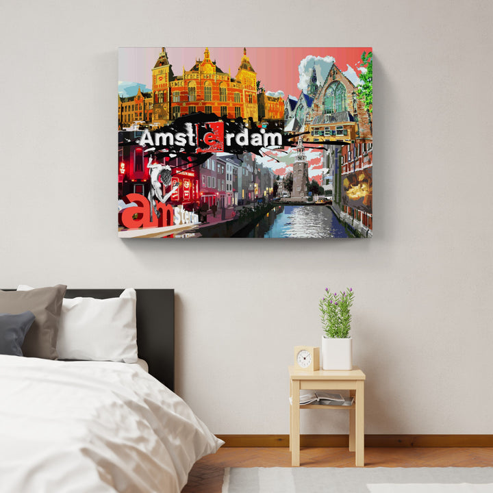 Abstraktes Amsterdam No.1 Collage