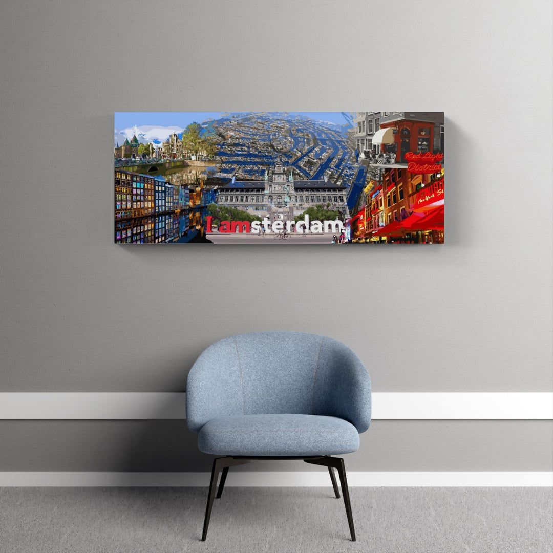 Abstraktes Amsterdam No.2 Collage