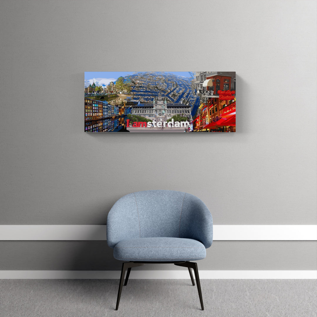 Abstraktes Amsterdam No.2 Collage