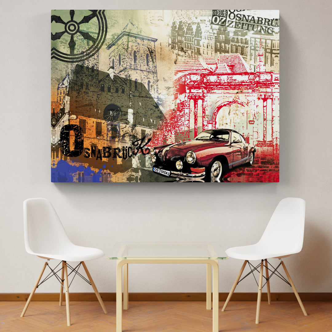 Osnabrück Collage Karmann Ghia