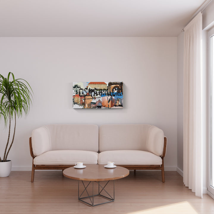 Osnabrück - Die Friedensstadt I Giclee auf Holzkeilrahmen