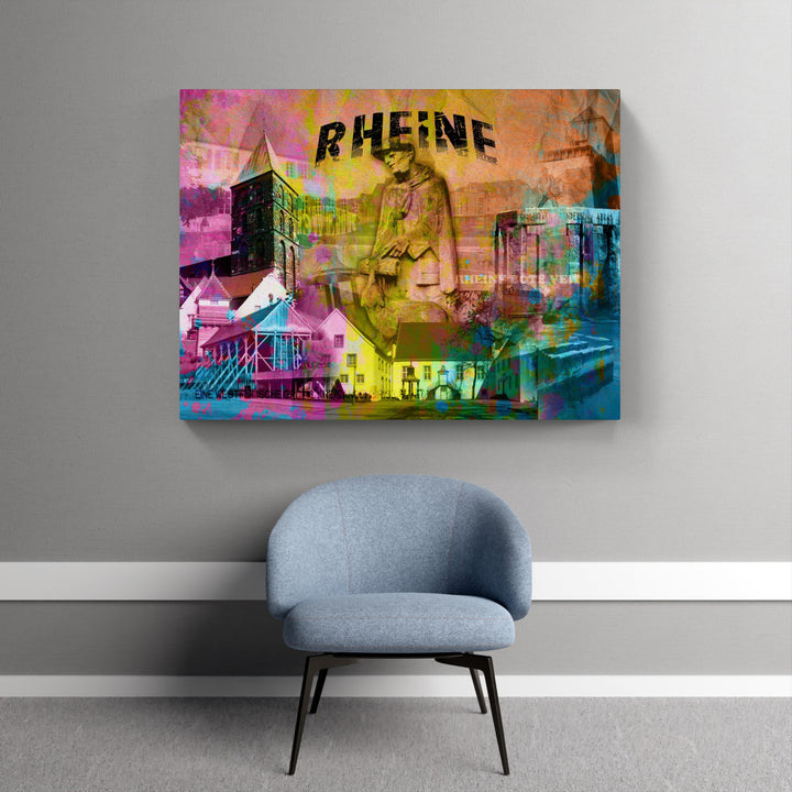 Bote Veit Rheine Collage-Querformat